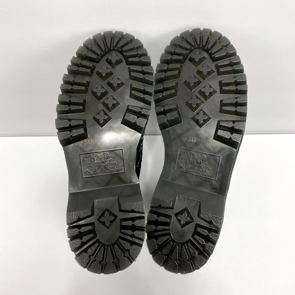 NEW DR MARTENS SINCLAIR ZEBRA SMOOTH LEATHER PLATFORM BOOTS - Picture 12 of 12